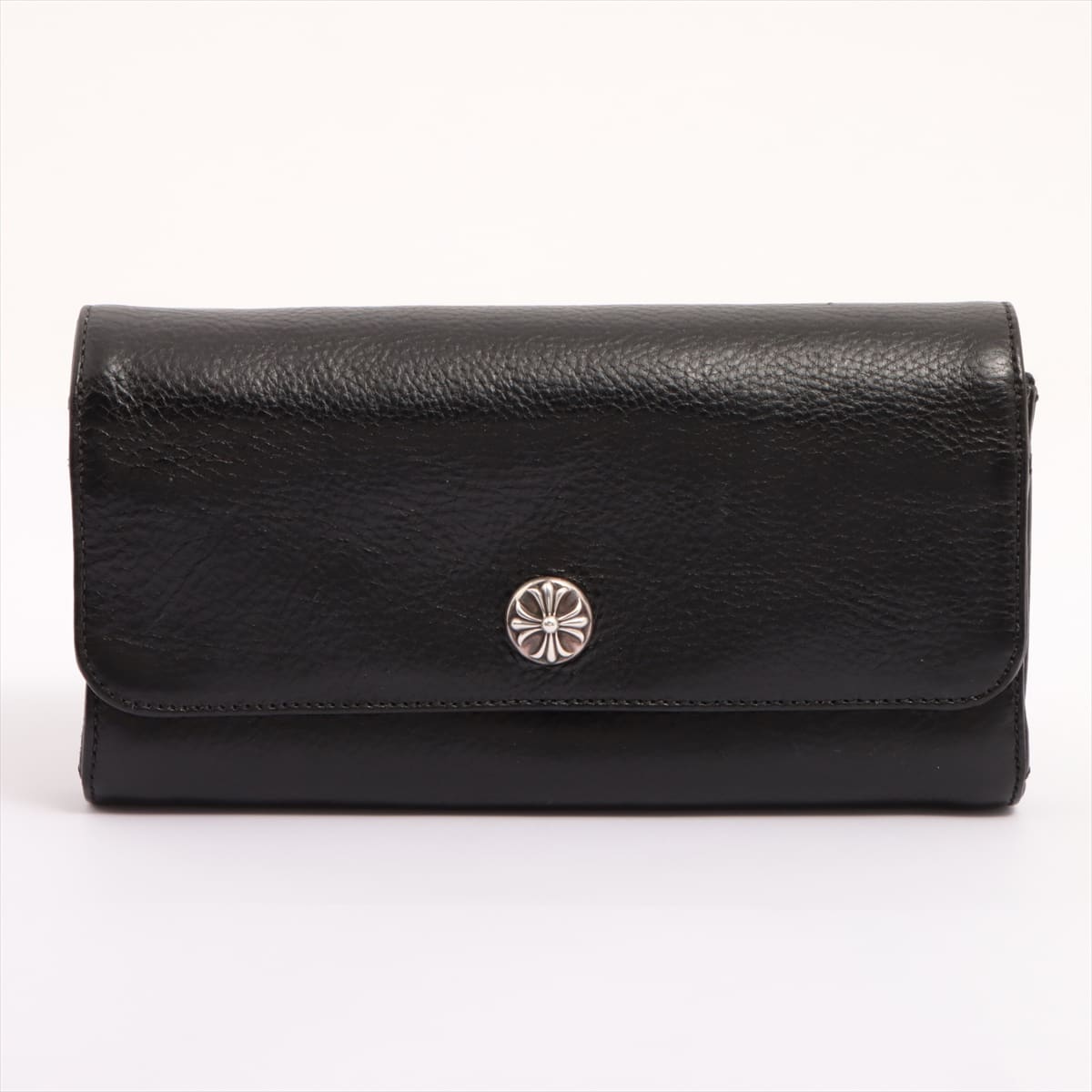 Chrome Hearts Judy Wallet Leather Black