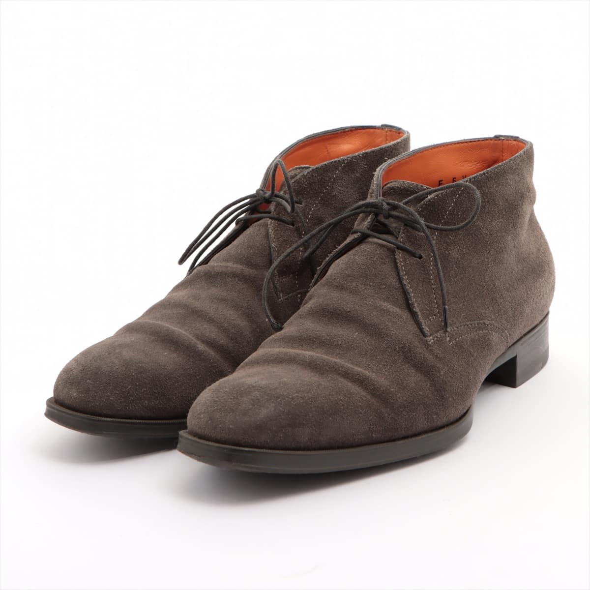 Santoni Suede Chukka Boots 6.5 Men's Grey