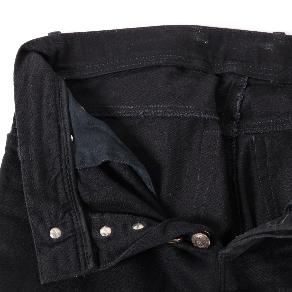Chrome Hearts Denim pants Cotton size 30R Black Flerknee