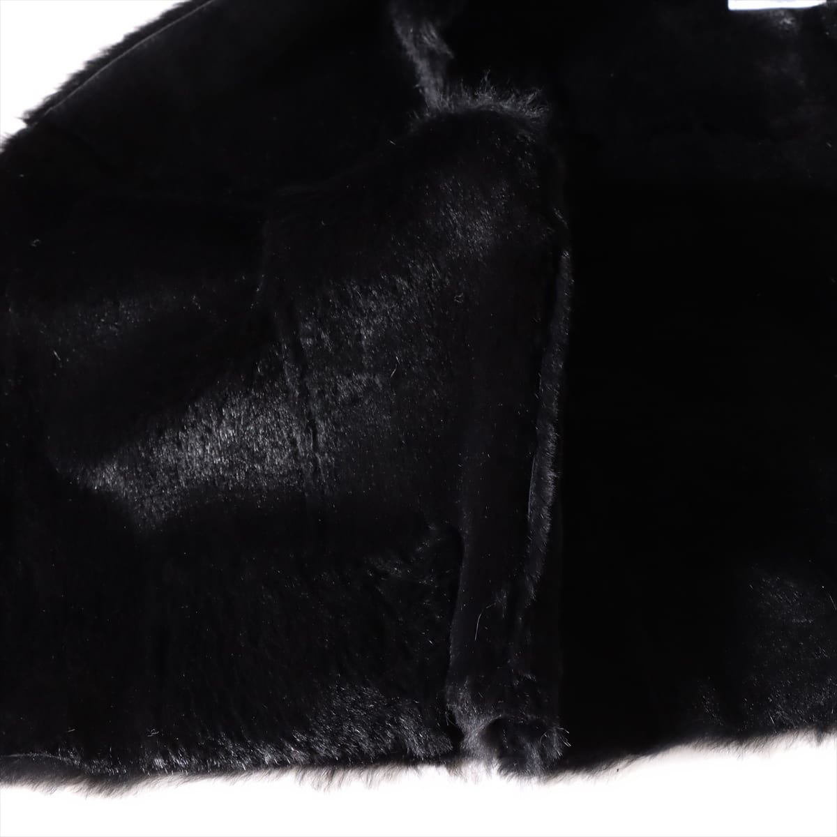 Chanel Coco Mark 05A Rabbit Vest 36 Ladies' Black