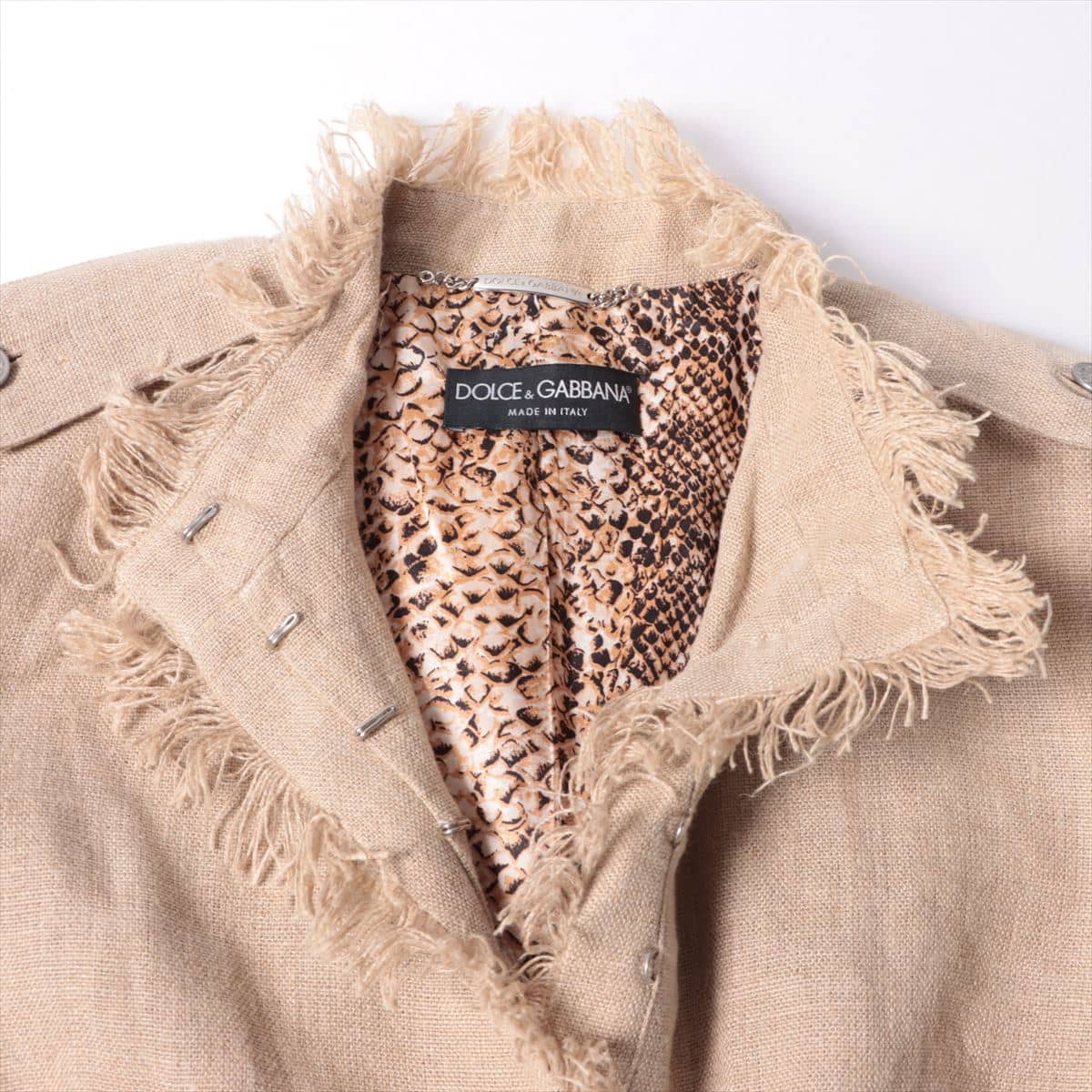 Dolce & Gabbana Linen coats 42 Ladies' Beige