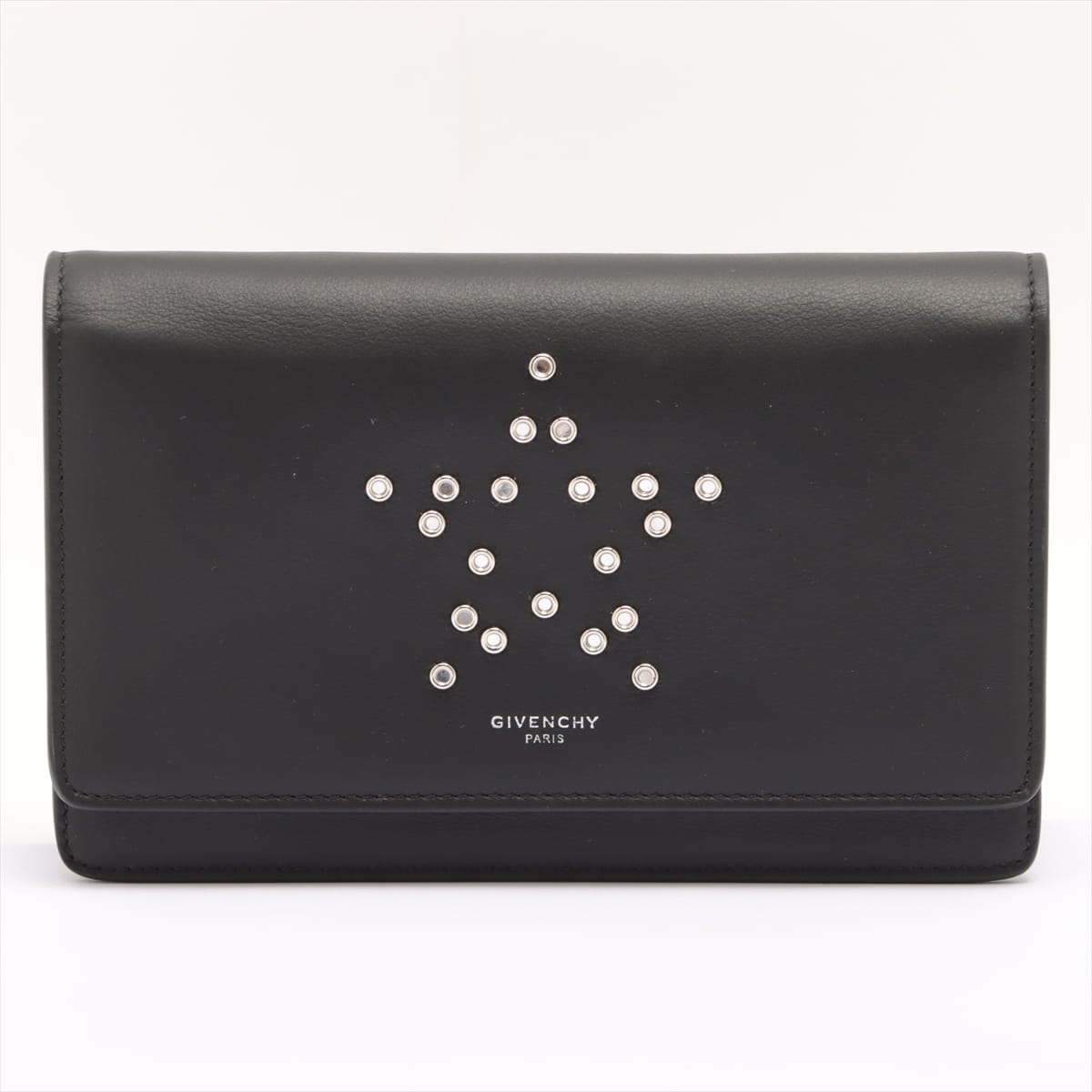 Givenchy Leather Chain wallet Black