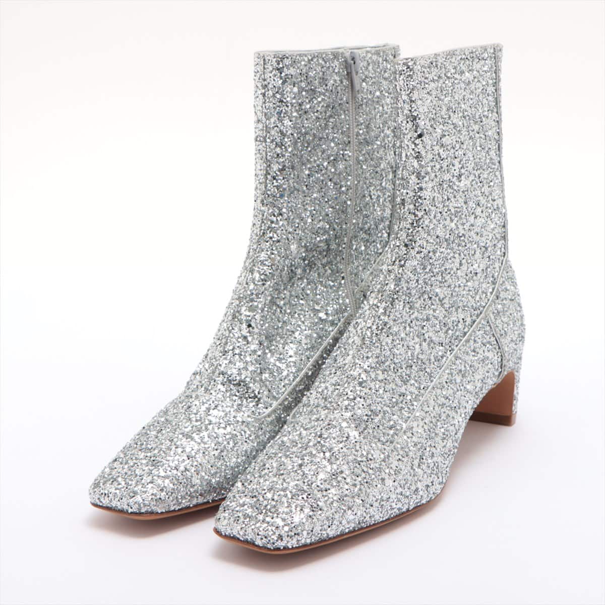 Maison Margiela Glitter Boots 37 Ladies' Silver S58WU0286