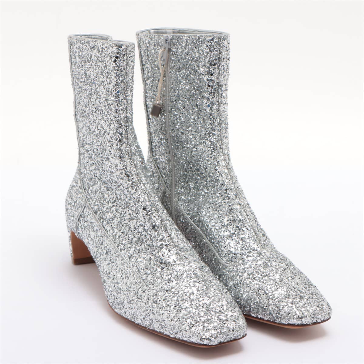 Maison Margiela Glitter Boots 37 Ladies' Silver S58WU0286