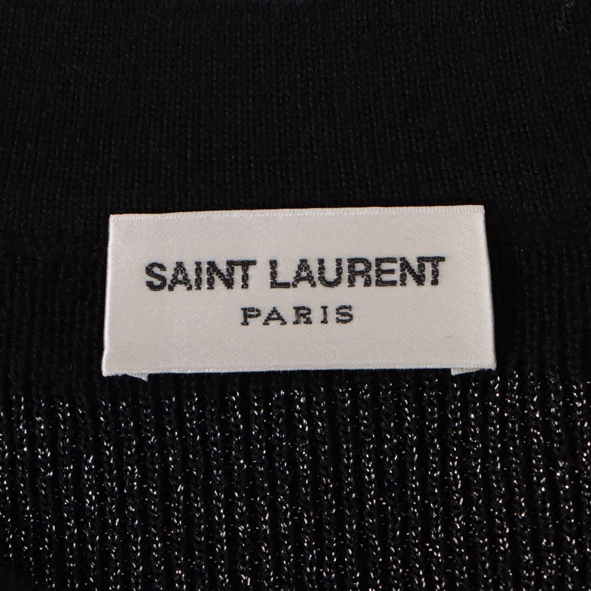 Saint Laurent Paris 19-year wool x rayon Knit XL Men's Black  578692 Eddie period