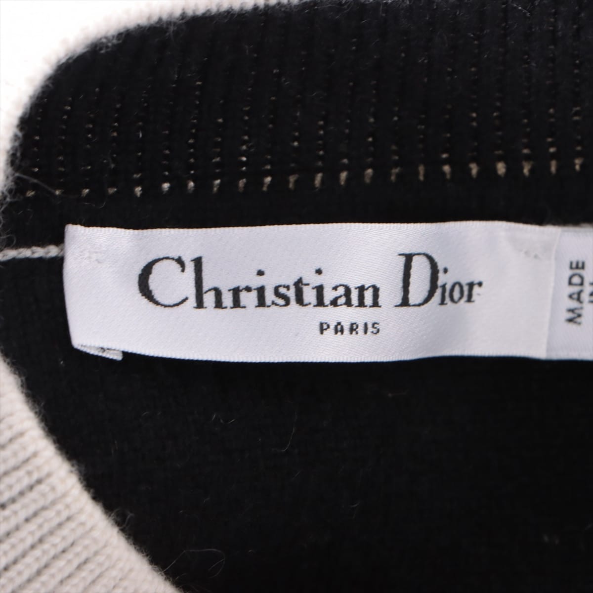 Christian Dior 19-year Cashmere Knit 34 Ladies' White  J'ADIOR