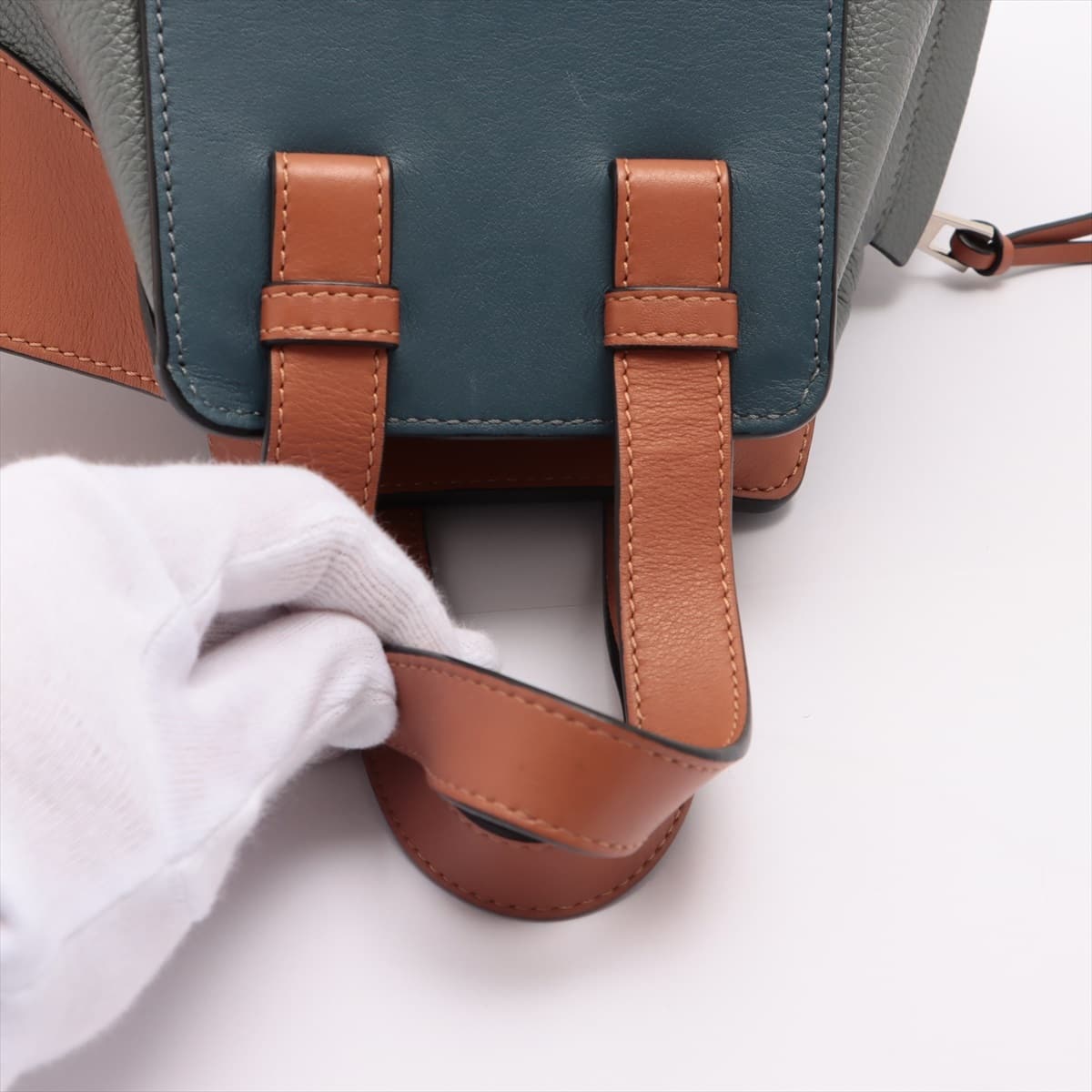 Loewe Hammock small Leather 2way shoulder bag Multicolor With carabiner