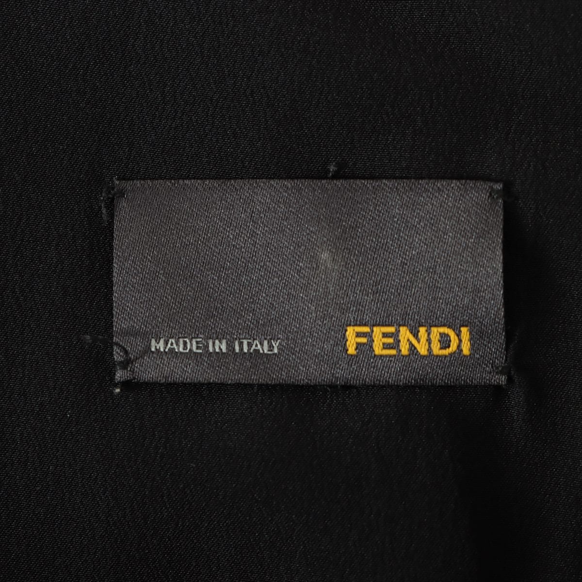 Fendi 13 years Silk Sleeveless dress 40 Ladies' Black x yellow
