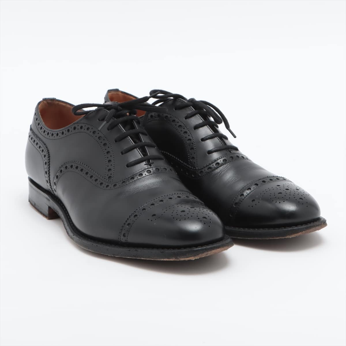Church's Diplomat Leather Dress shoes 75F Men's Black Last 173 0211