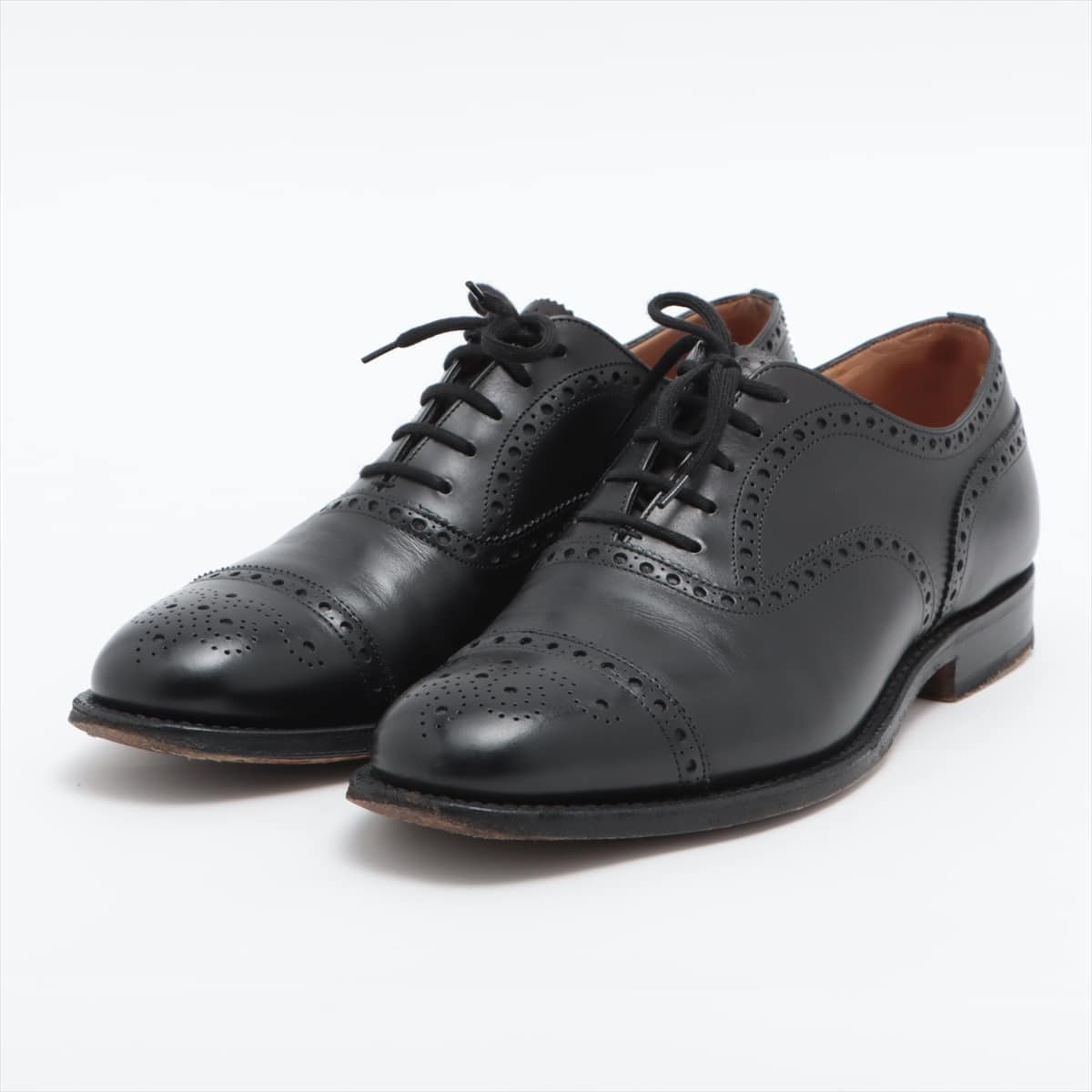 Church's Diplomat Leather Dress shoes 75F Men's Black Last 173 0211