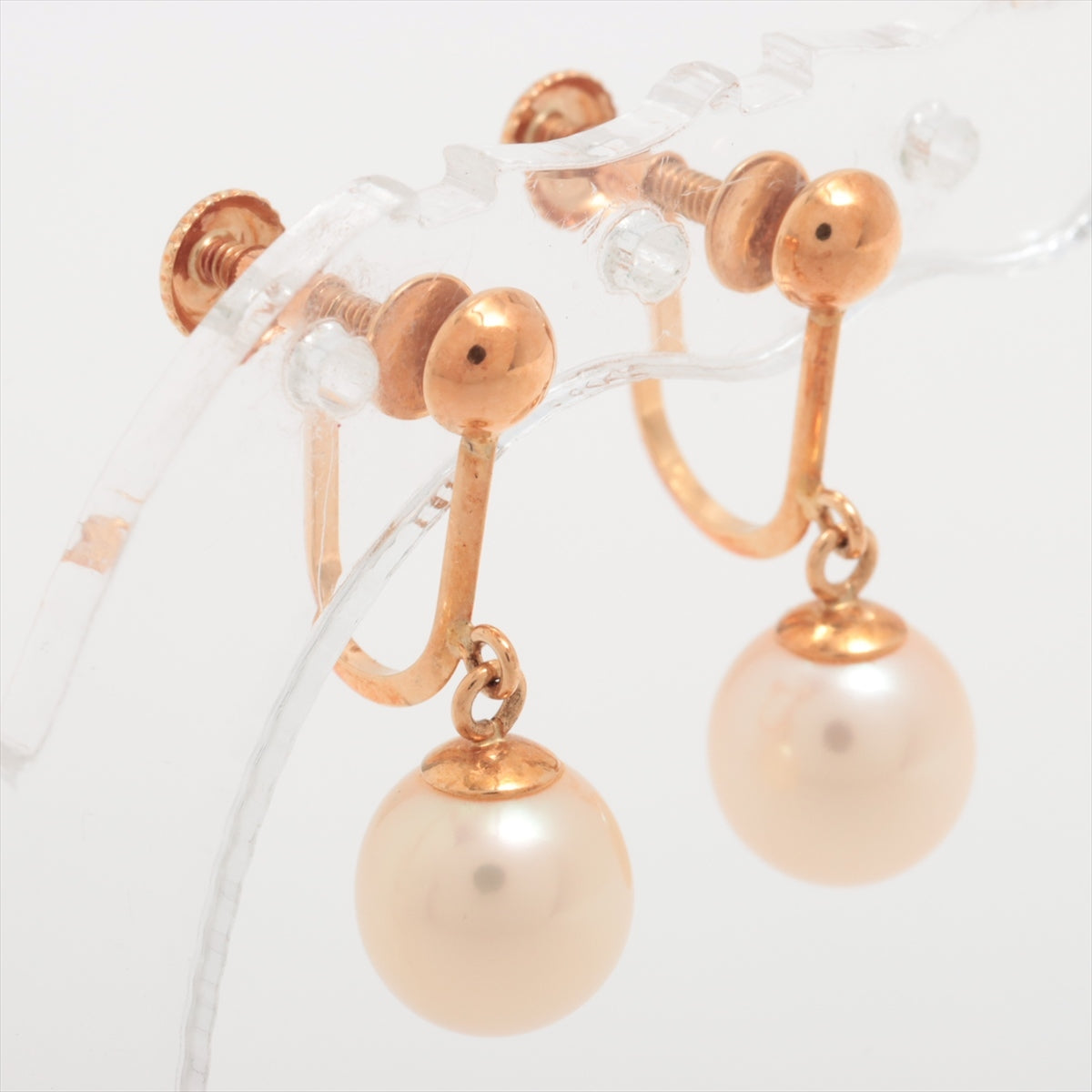 TASAKI Pearl Earings K18(YG) 2.3g distortions