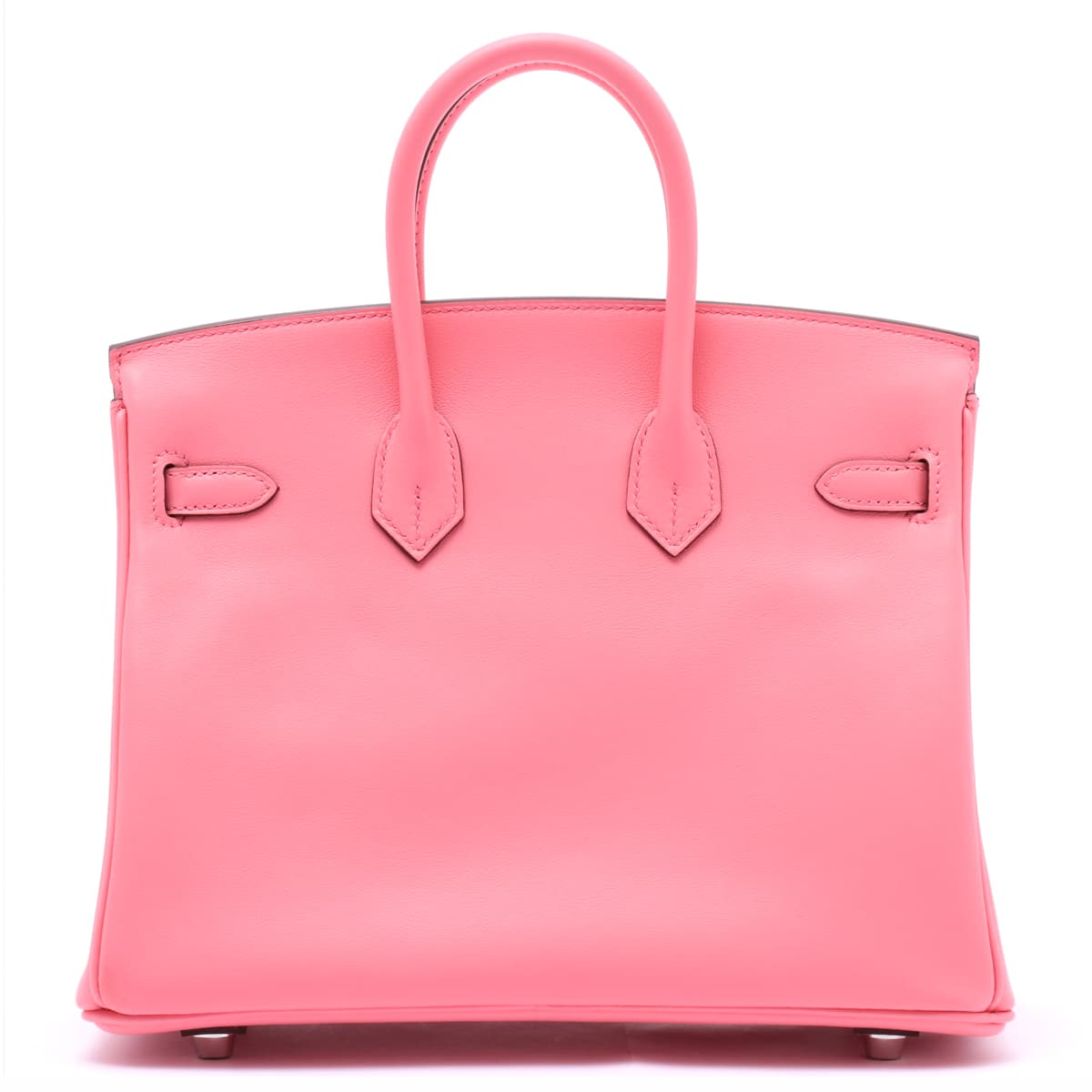 Hermès Birkin 25 Veau Swift Hand bag Rose Ete Silver Metal fittings Y: 2020 with raincover