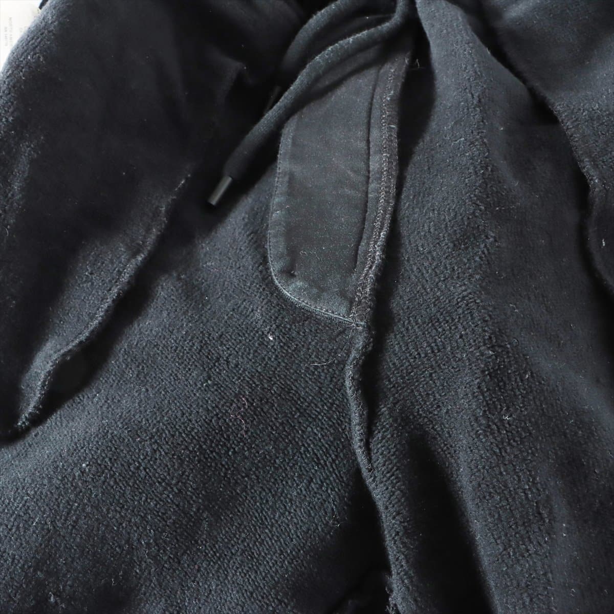 Fendi 19-year Cotton & wool Sweatpants 44 Men's Black  logo sideline