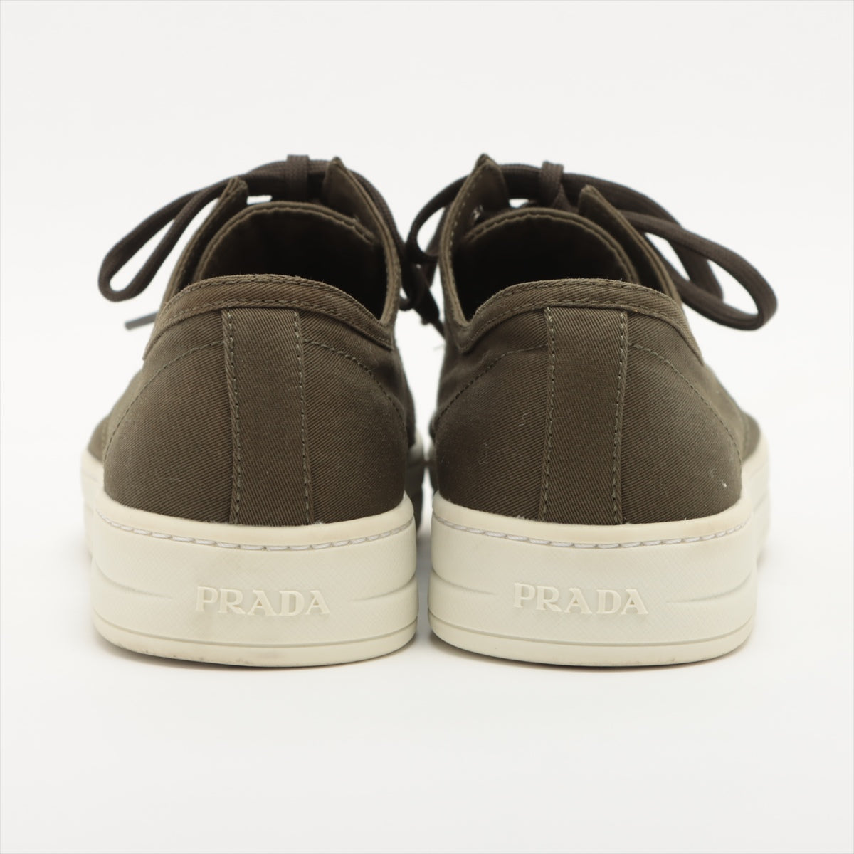 Prada Sport Fabric Sneakers 36 1/2 Ladies' Khaki 3E5959