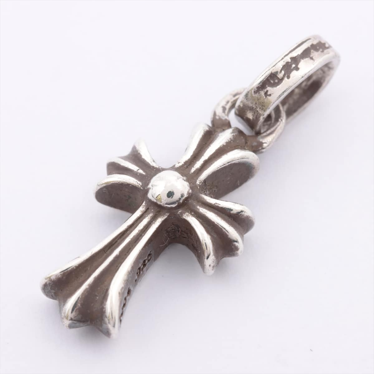 Chrome Hearts CH Cross Baby fat charms Charm 925 1.9g With invoice Pave diamonds