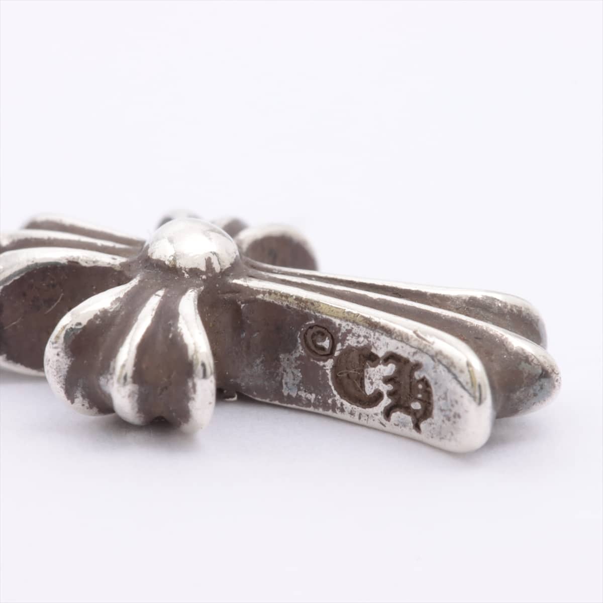 Chrome Hearts CH Cross Baby fat charms Charm 925 1.9g With invoice Pave diamonds