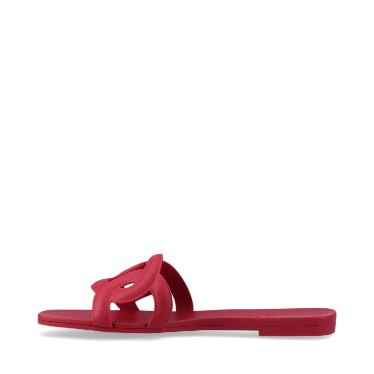 Hermès aloha Rubber Sandals EU35 Ladies' Red Chaîne d'Ancre