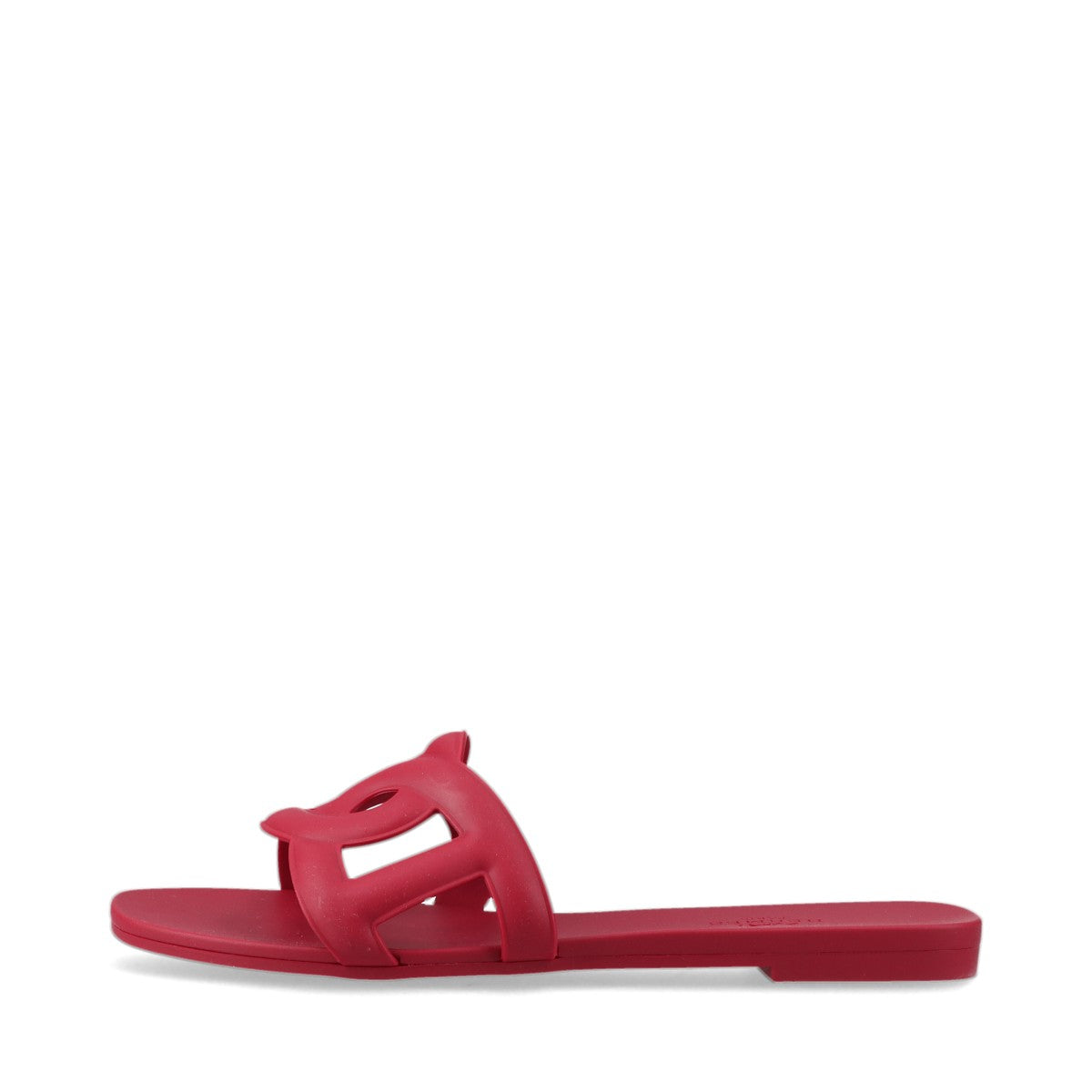 Hermès aloha Rubber Sandals EU35 Ladies' Red Chaîne d'Ancre