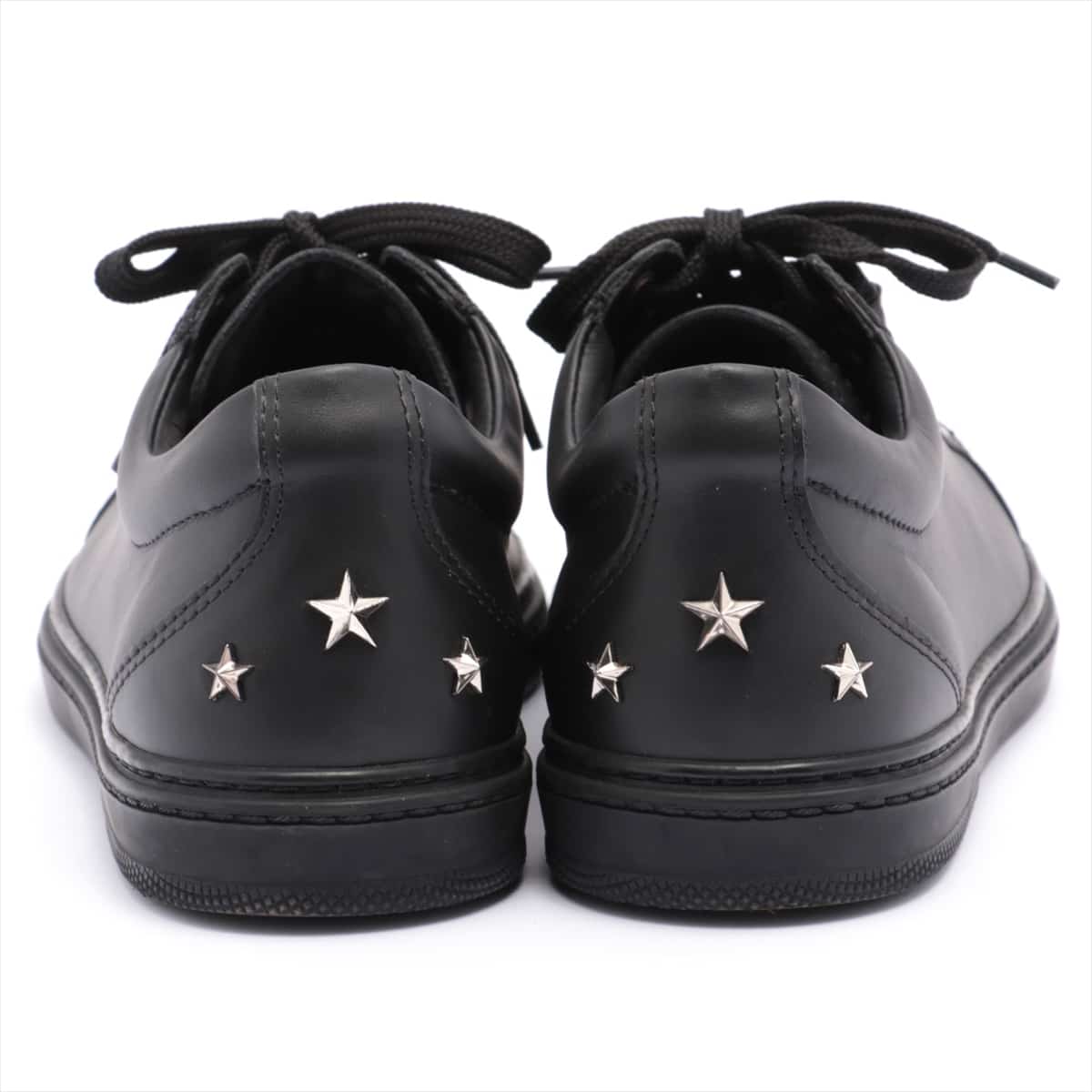 Jimmy Choo Leather Sneakers 40 Men's Black Star studs