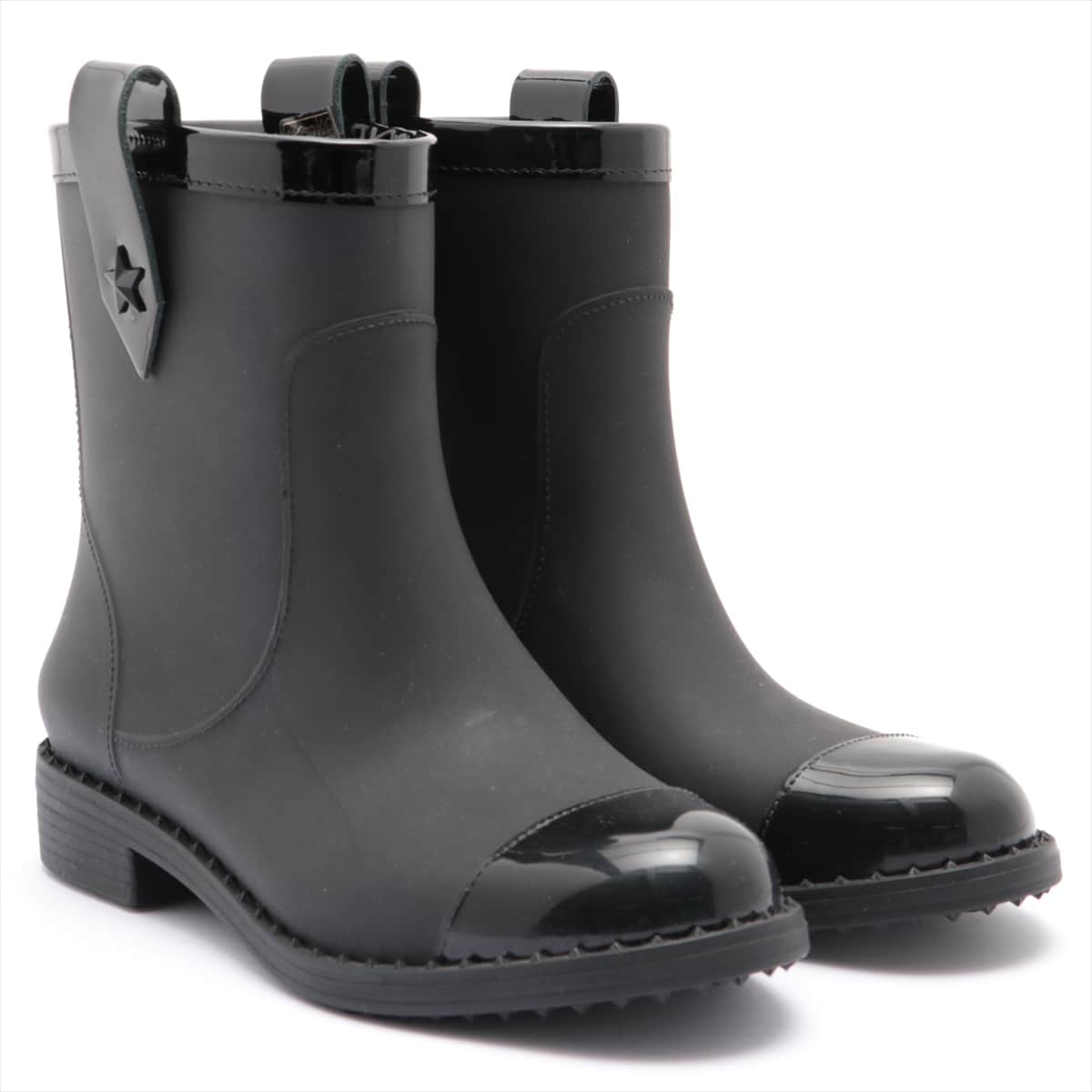 Jimmy Choo Rubber Rain boots 36 Ladies' Black