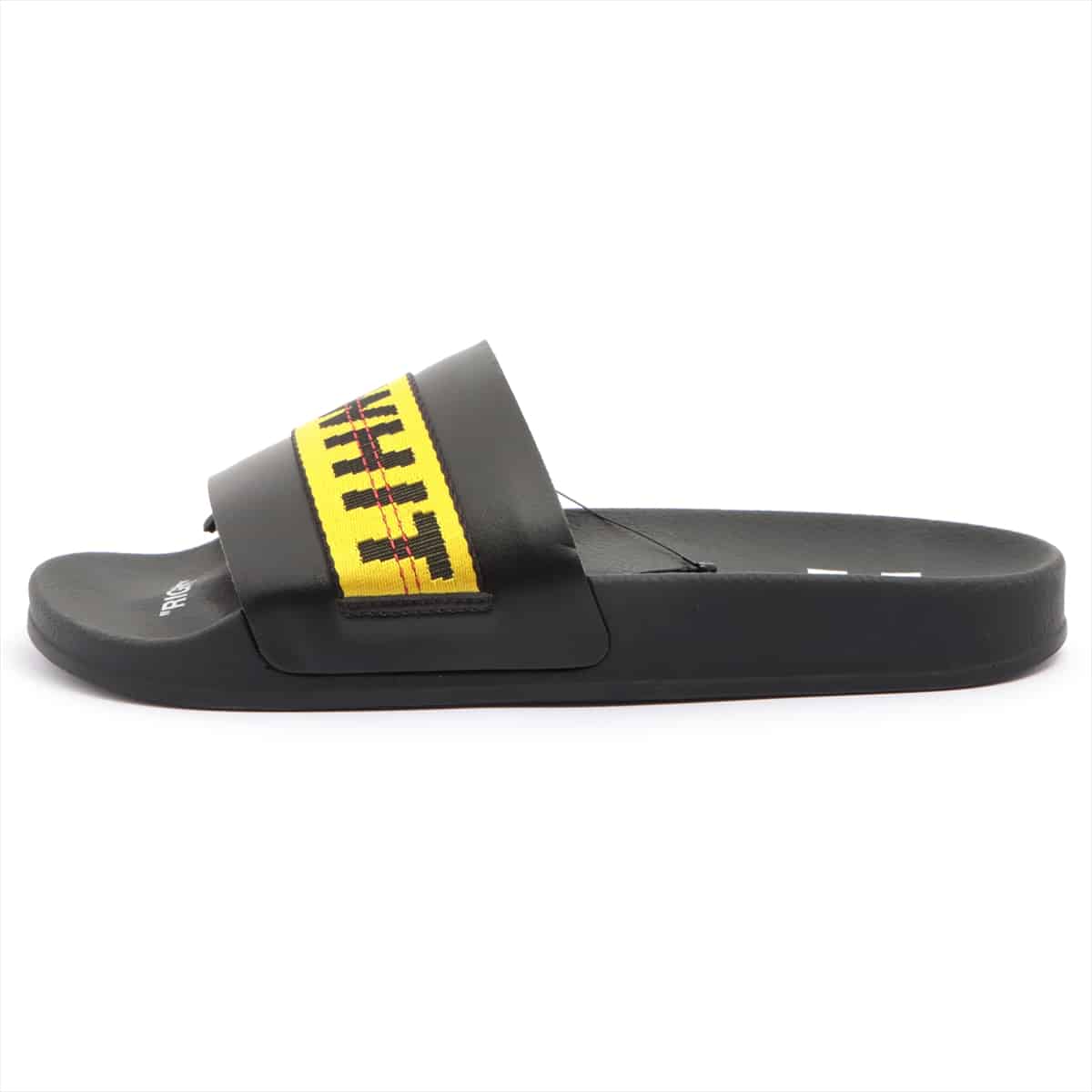Off-White Rubber Sandals 42 Men's Black INDUSTRIAL SLIDER