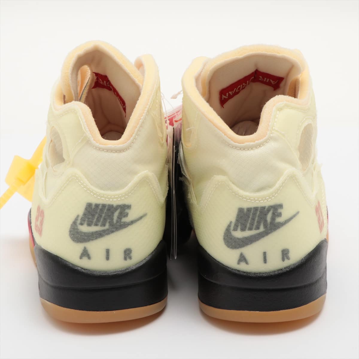 NIKE × OFF-WHITE Fabric High-top Sneakers 27.5cm Men's Ivory AIR JORDAN 5 RETRO SP DH8565-100