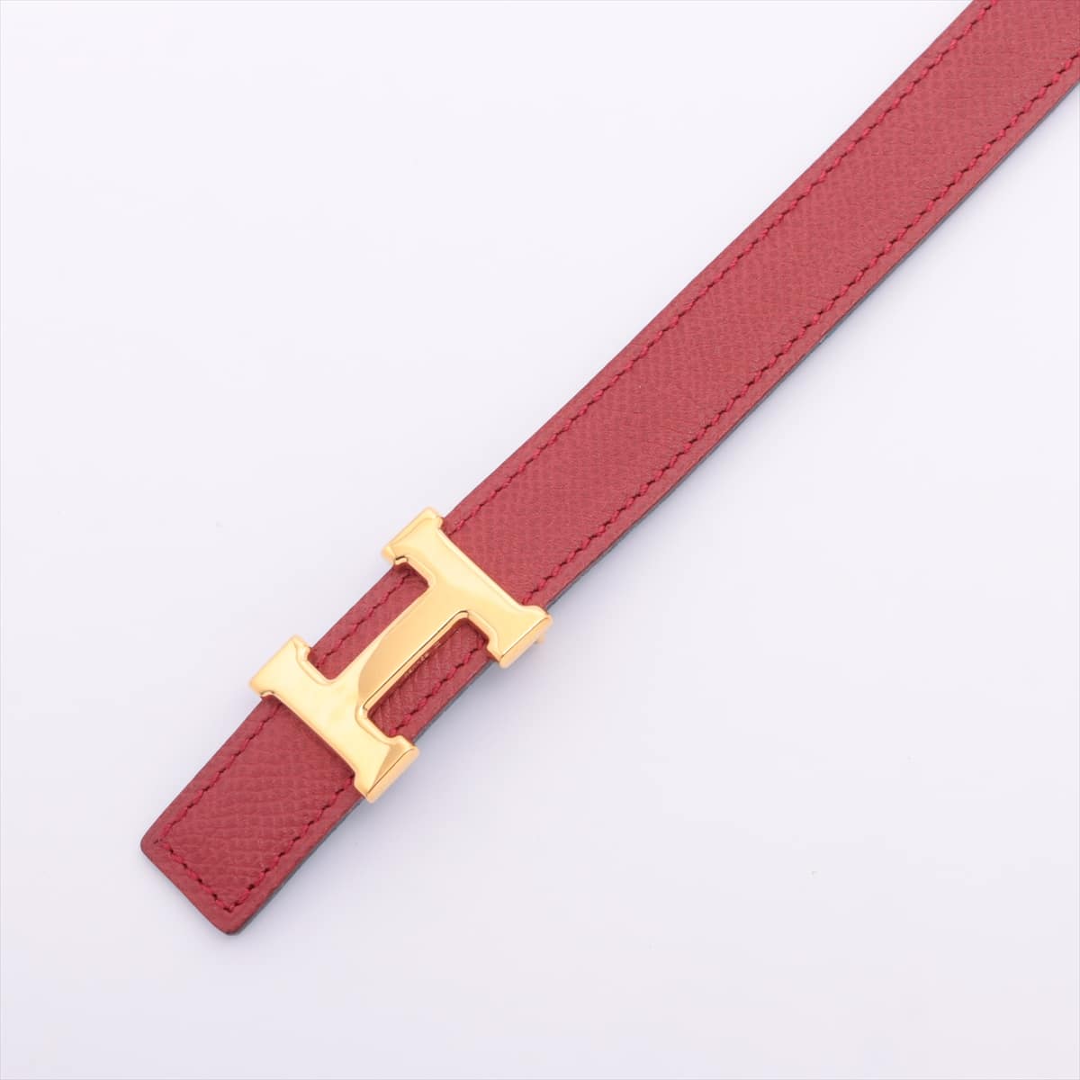 Hermès H Belt □ A moment (1997) Belt 70 Leather Red