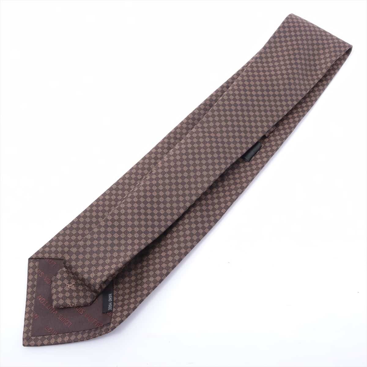 Louis Vuitton Necktie Silk Brown