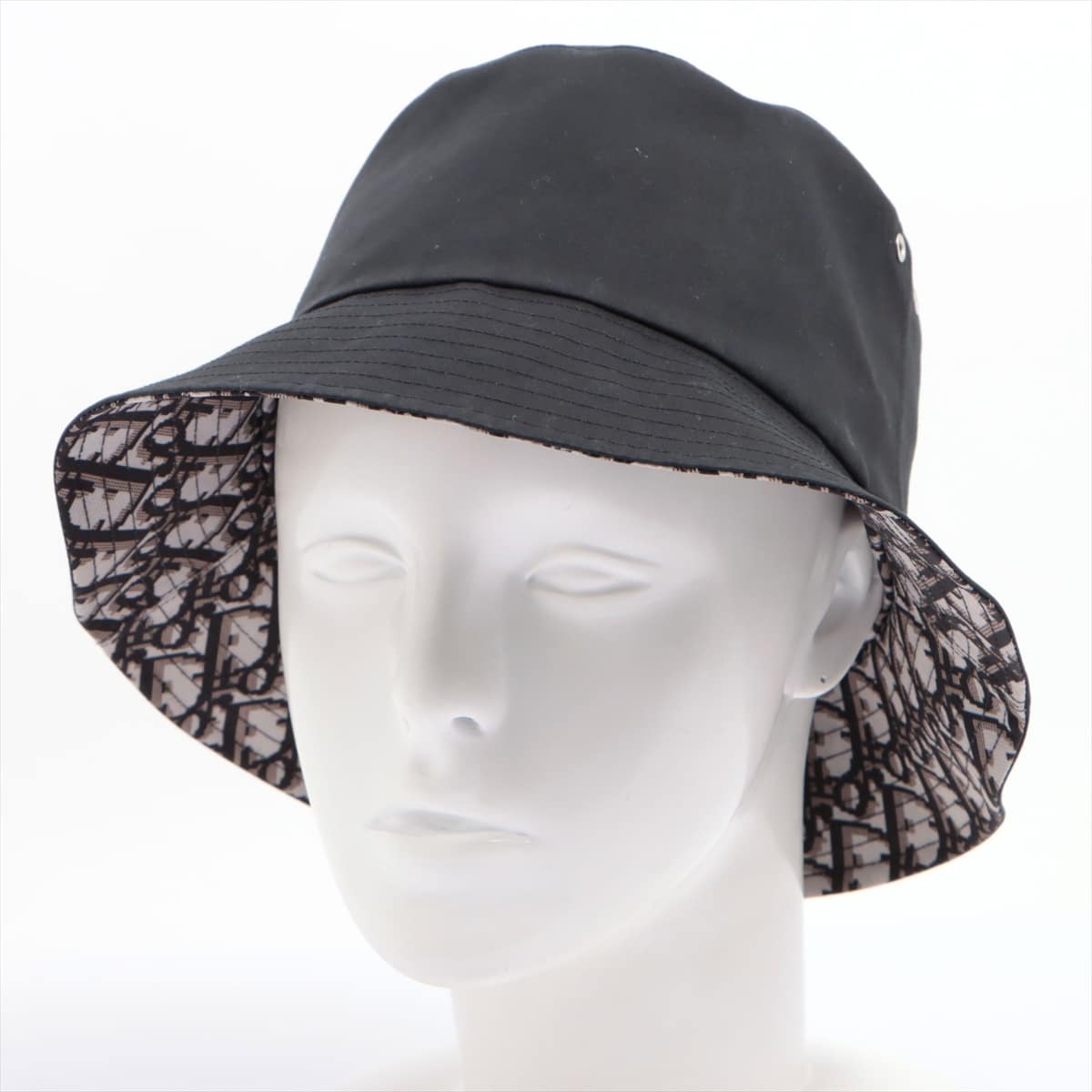 DIOR Oblique Hat Cotton & polyester Black