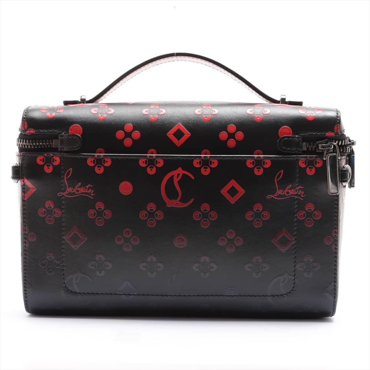 Christian Louboutin Kipi pouch Leather 2way handbag Black
