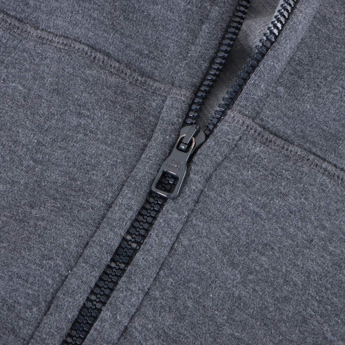 Louis Vuitton 21SS Cotton Parker XL Men's Grey  RM211Q Double face Travel hoodie
