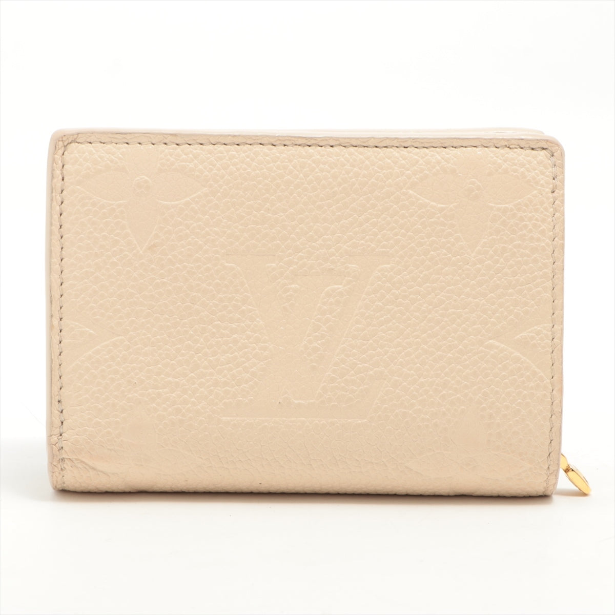 Louis Vuitton Monogram Empreinte Portefeuille Crea M80754 cream Bi-fold wallet