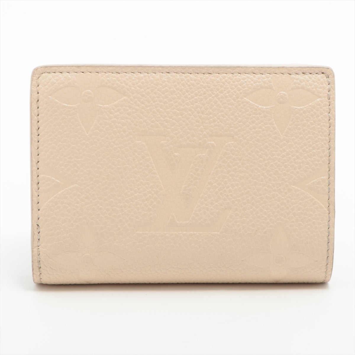 Louis Vuitton Monogram Empreinte Portefeuille Crea M80754 Creme Wallet