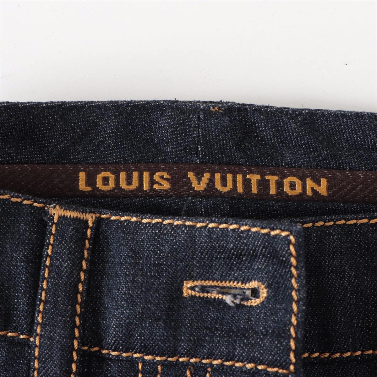 Louis Vuitton 07 Denim Skirt 34 Ladies' Navy blue  RW071W