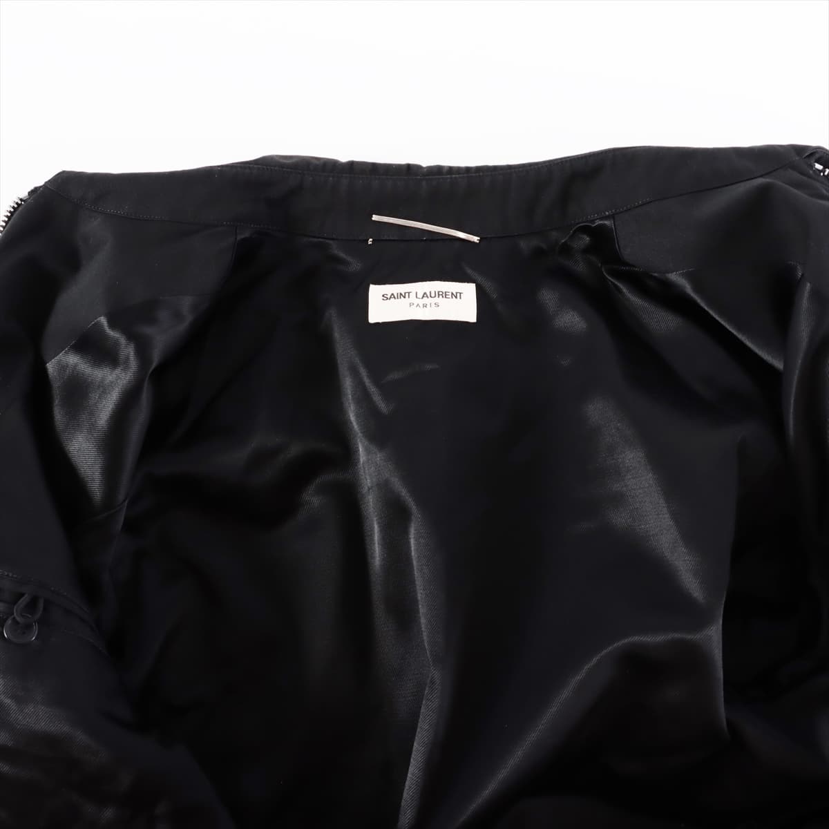 Saint Laurent Paris 12 years Cotton & polyester Jacket 46 Men's Black