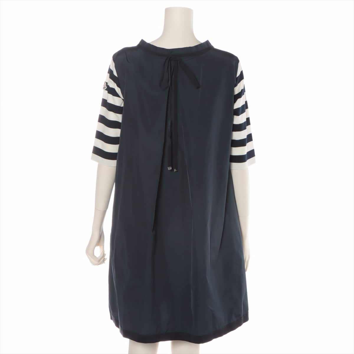 Moncler 2015 Cotton & polyester Dress S Ladies' Navy blue