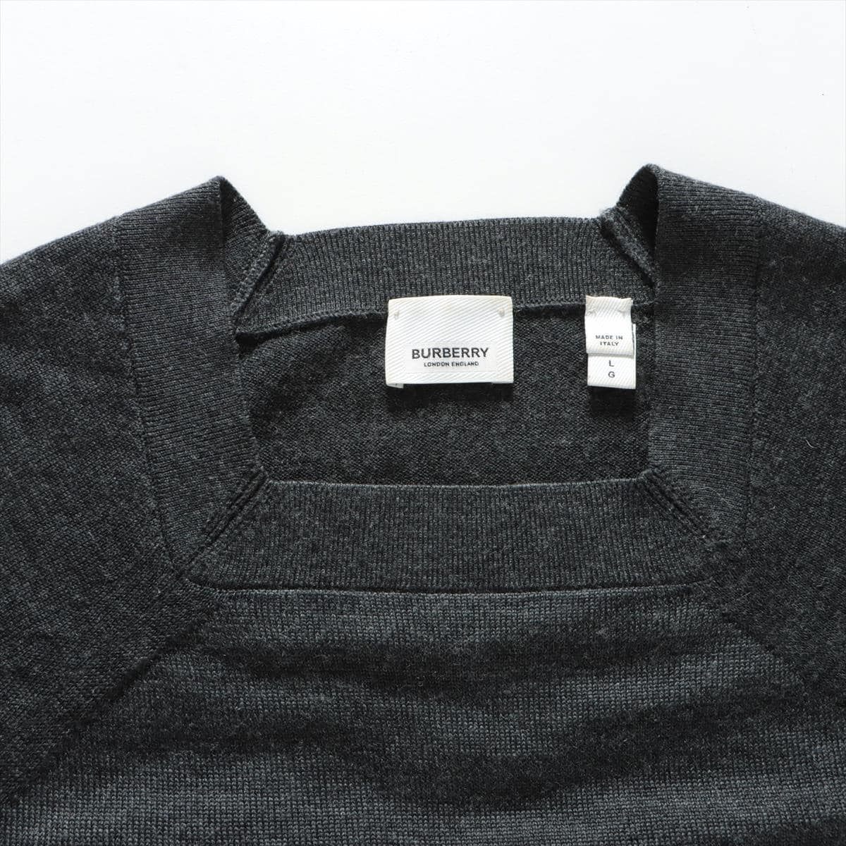 Burberry Wool & nylon Knit L Men's Grey