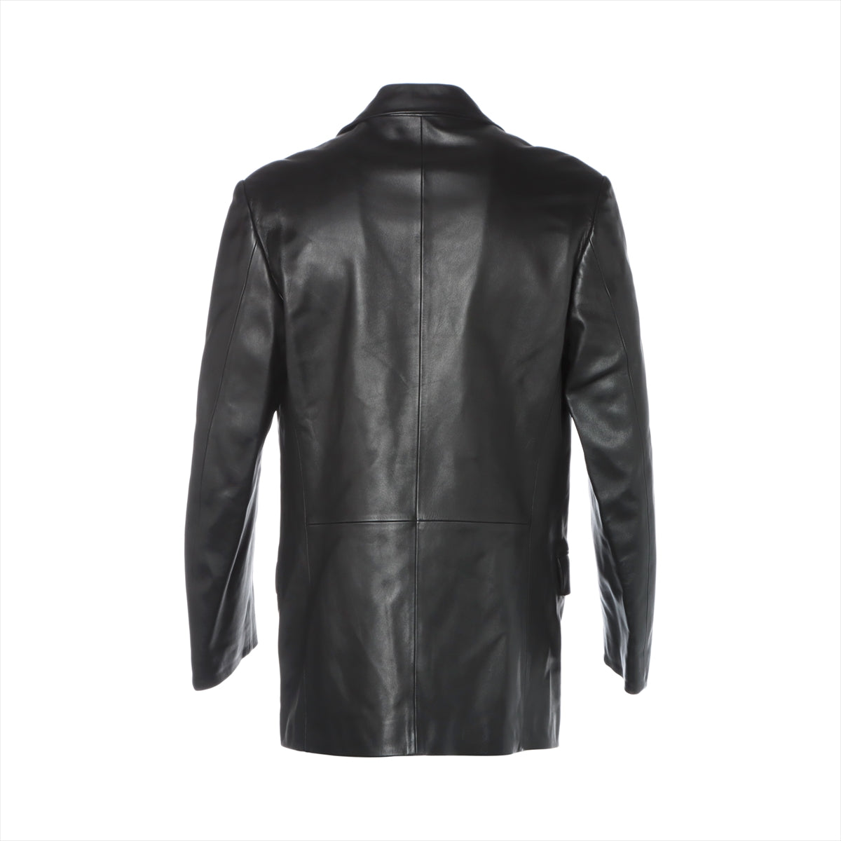 Loewe Lam Leather jacket 48 Men's Black  Tailored jacket