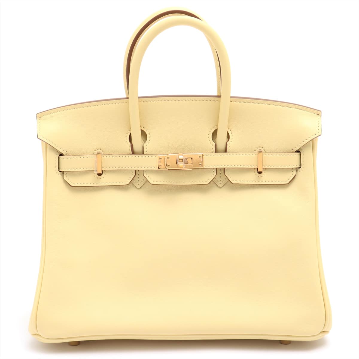Hermès Birkin 25 Veau Swift Jaune Poussin Gold Metal fittings T:2015