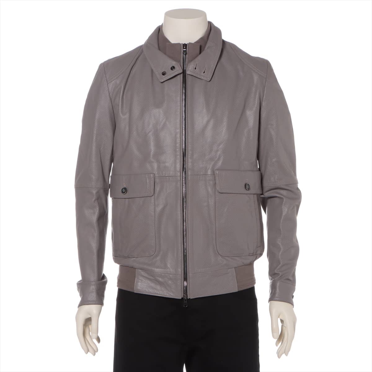 Emmeti Cotton Leather jacket M Men's Grey