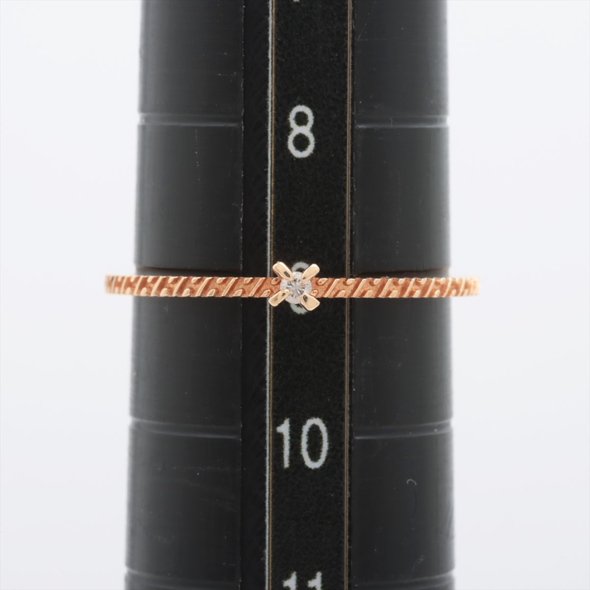 aget Diamond Ring K10(YG) 0.7g 0.01