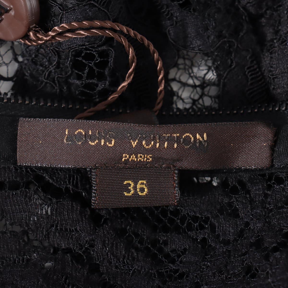 Louis Vuitton 15SS RW151A Cotton & rayon Tank top 36 Ladies' Black
