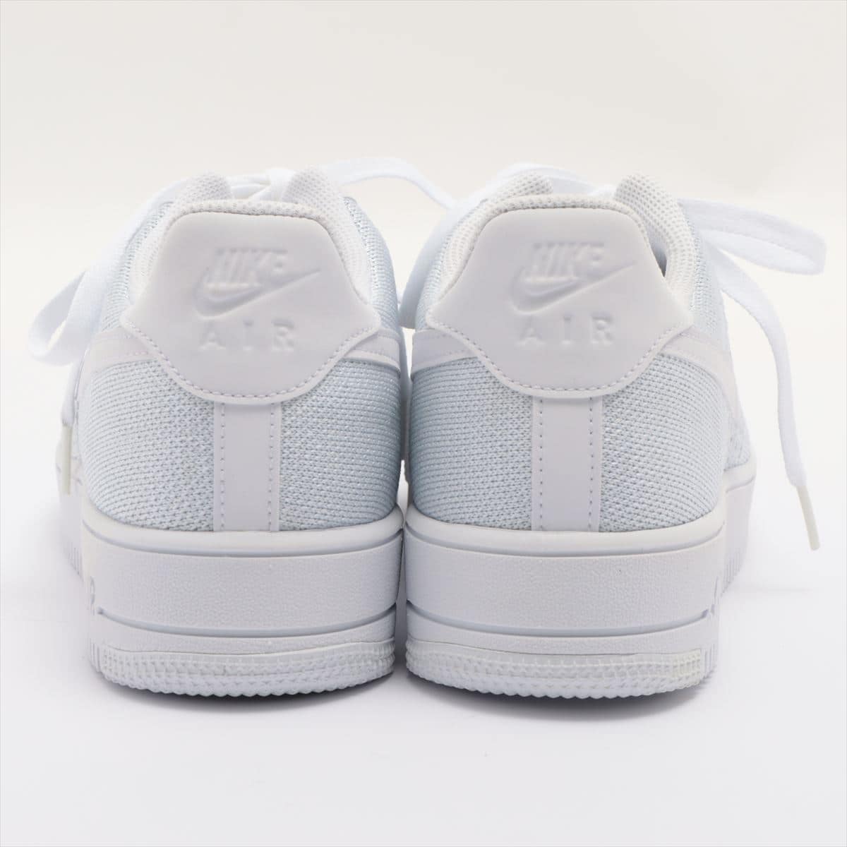 Nike AIR FORCE 1 Fabric Sneakers JP29 Men's White FLYKNIT 2.0 AV3042-100