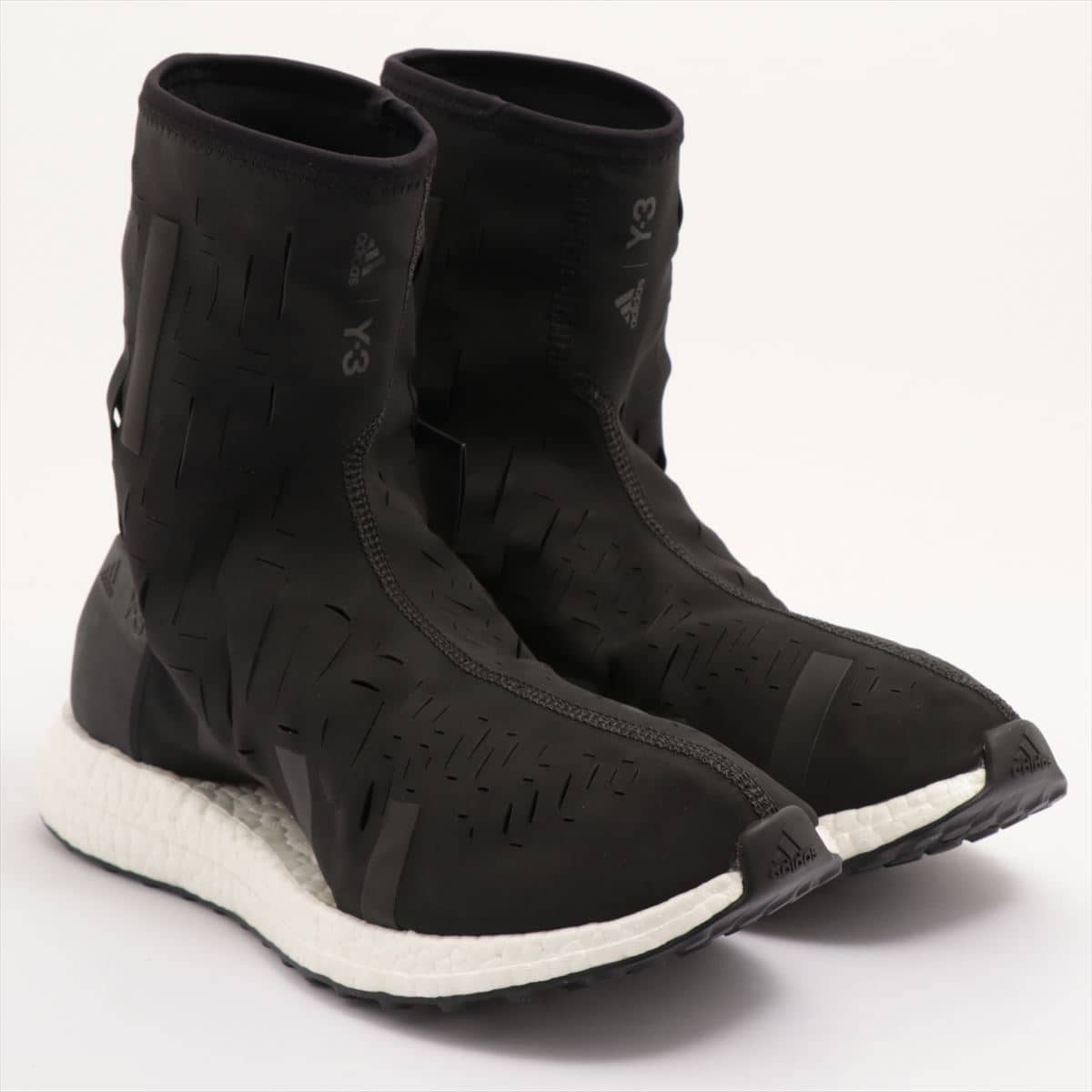 Y-3 Fabric Sneakers JPN26 Men's Black AQ1608 approach high boost boot sneakers