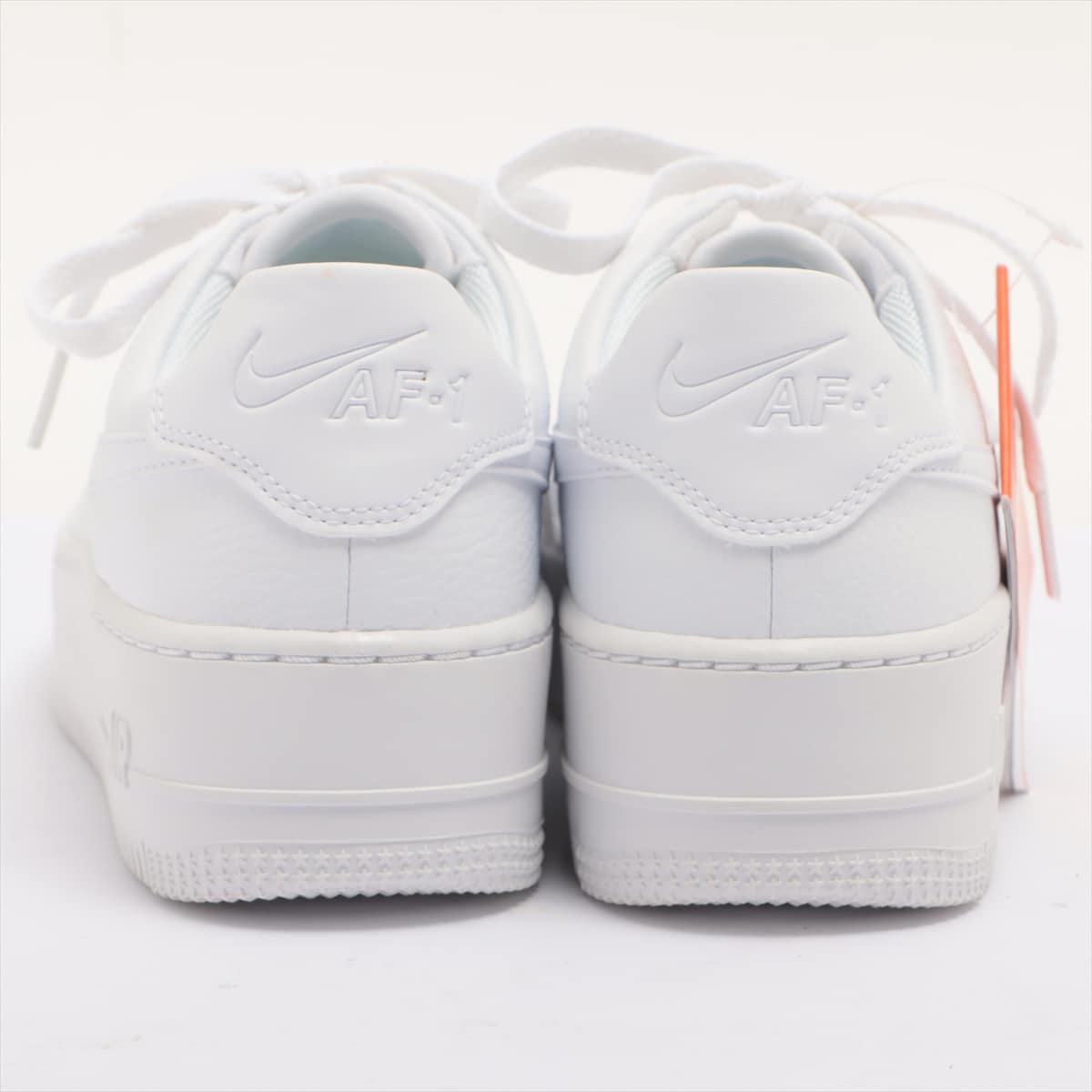 Nike AIR FORCE 1 Leather Sneakers JPN24.5 Ladies' White Sage Lo