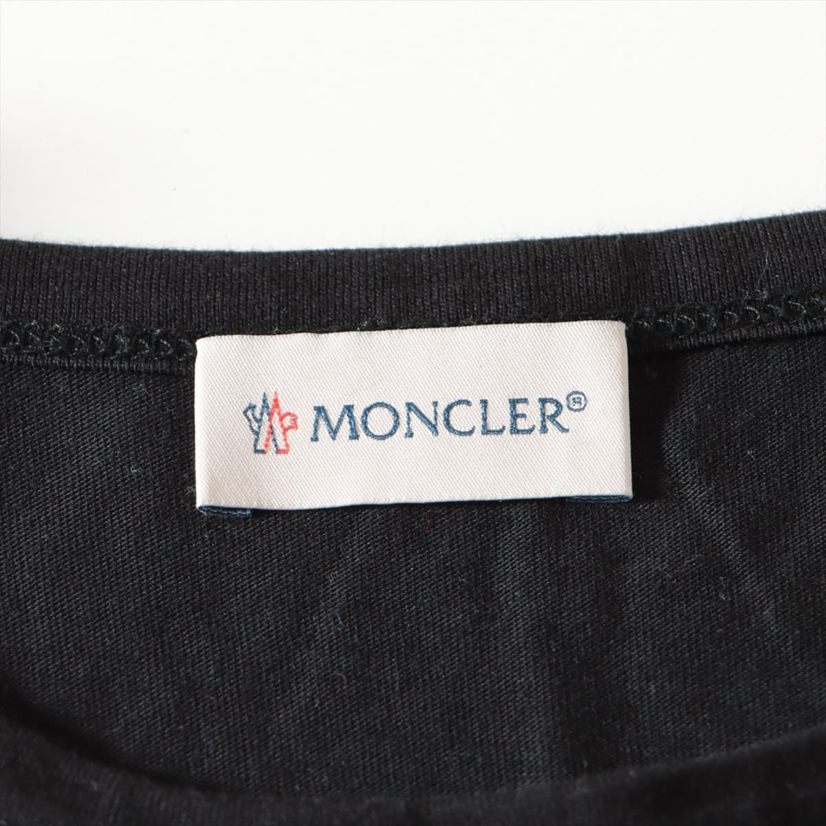 Moncler 19-year Cotton Dress M Ladies' Black  Logo