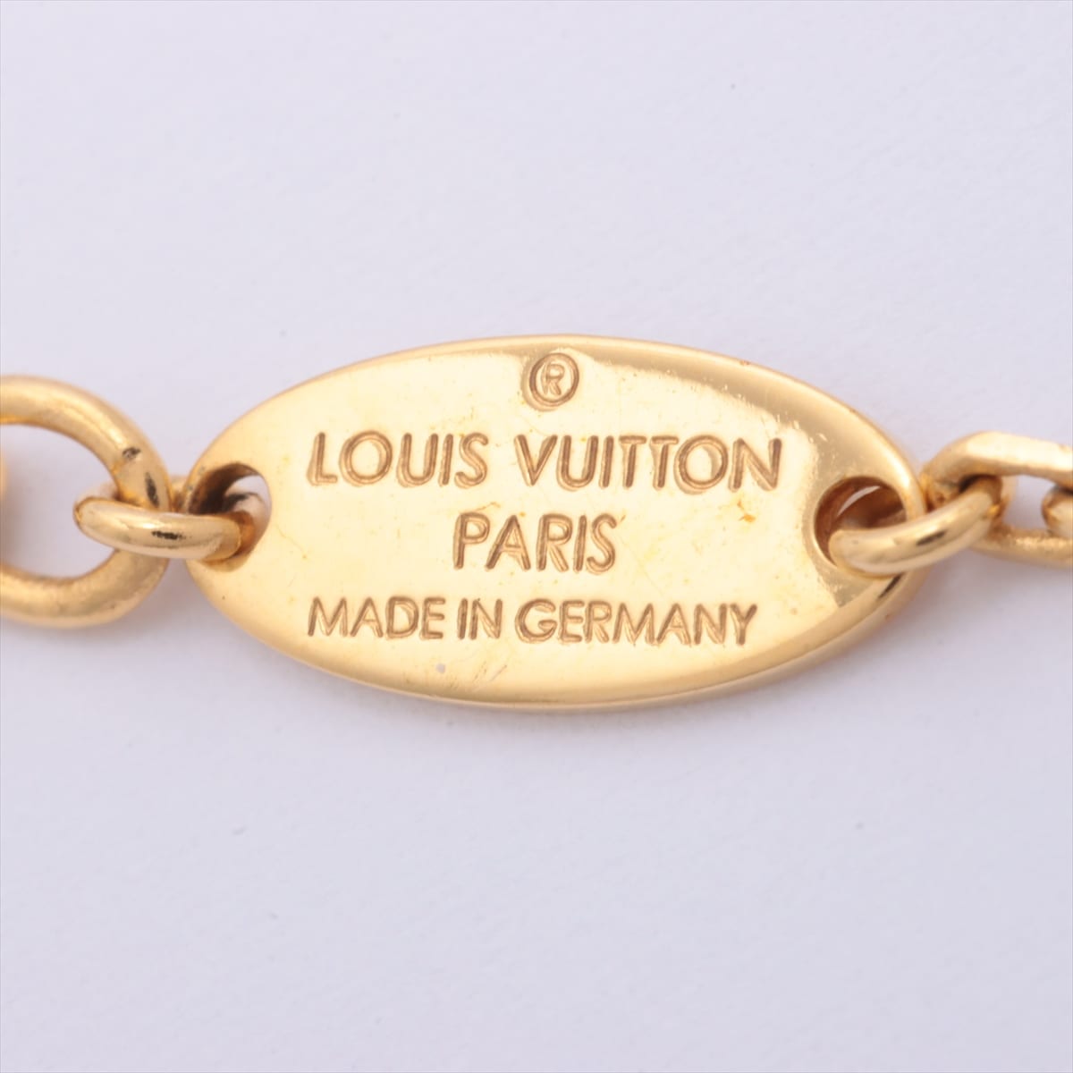 Louis Vuitton M68374 Collier Blooming Strass LB0159 Necklace GP×inestone Gold