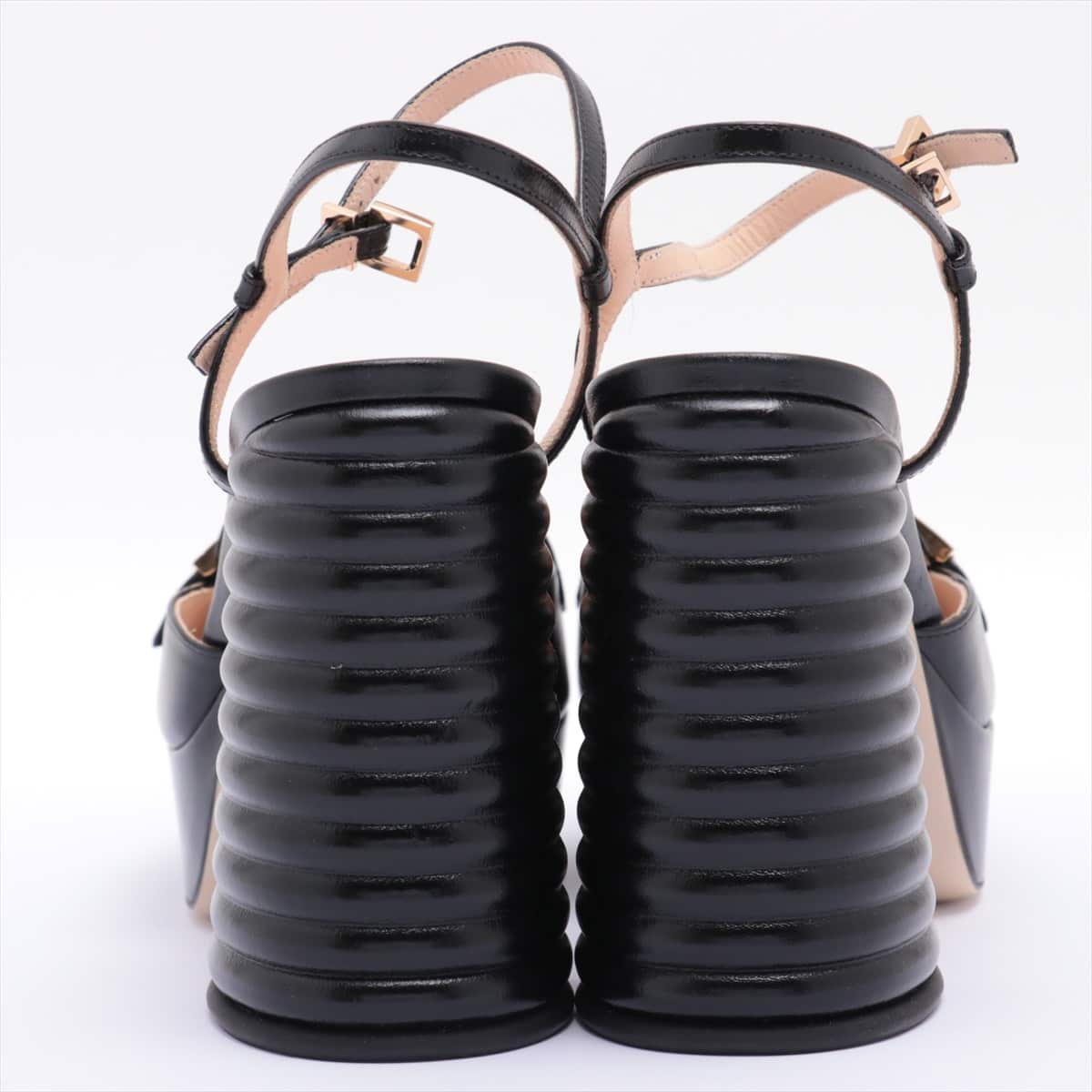 Fendi Leather Pumps 38 Ladies' Black