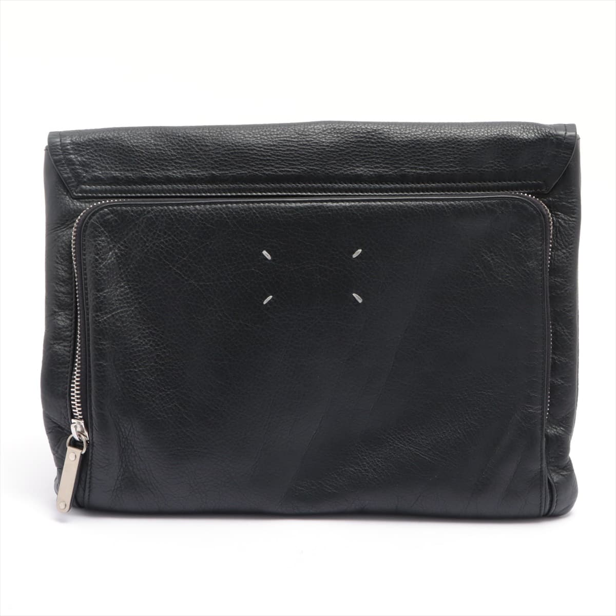 Maison Margiela Leather Clutch bag Black