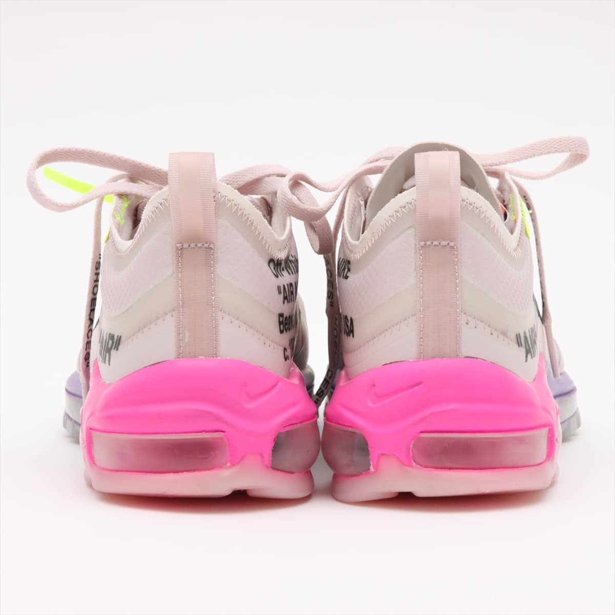 NIKE × OFF-WHITE 18AW Fabric Sneakers 26.0cm Men's Pink AIR MAX 97 OG Queen/Serena Williams AJ4585-600